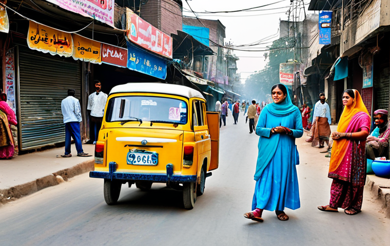 **

"A brightly lit street scene in Lahore, Pakistan, showcasing the vibrant culture. A fully clothed family is enjoying delicious street food like 'gol gappe' and 'dahi bhalle'. The father is wearing a 'shalwar kameez', the mother is in a modest 'dupatta', and their children are in colorful, appropriate attire. Safe for work, professional photography, perfect anatomy, natural proportions, high quality, appropriate content."

**