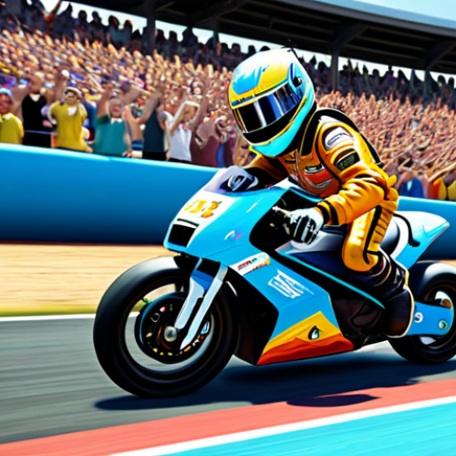 Home 18 **
A determined KartRider player, fully clothed in a racing suit, practicing drifting on a colorful, cartoon-style race track. Background shows a vibrant, cheering crowd. Safe for work, appropriate content, family-friendly, perfect anatomy, natural pose, professional digital art.
**