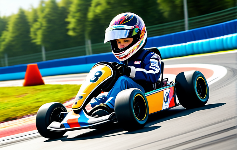 카트라이더 초보 유저 친화적 팁 - **

"A professional race car driver, fully clothed in a modern racing suit, wearing a helmet, sittin...