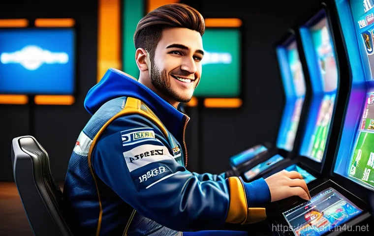 카트라이더 이벤트 참여 방법 - **Prompt:** A solo portrait of a focused, diligent young gamer (approximately 16-19 years old, gende... 카트라이더 이벤트 참여 방법 - **Prompt:** A solo portrait of a focused, diligent young gamer (approximately 16-19 years old, gende...