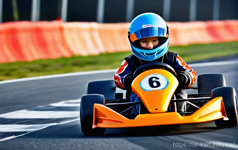 카트라이더 초보 유저를 위한 드리프트 비결 - **Prompt 1: The Determined Beginner Kart Racer**
"A vibrant, dynamic illustration of a young, de...