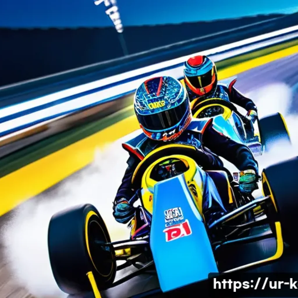 카트라이더 전설급 아이템 공략 - **Dynamic Kart Race with Legendary Karts:**
"A vibrant and action-packed scene depicting a high-...