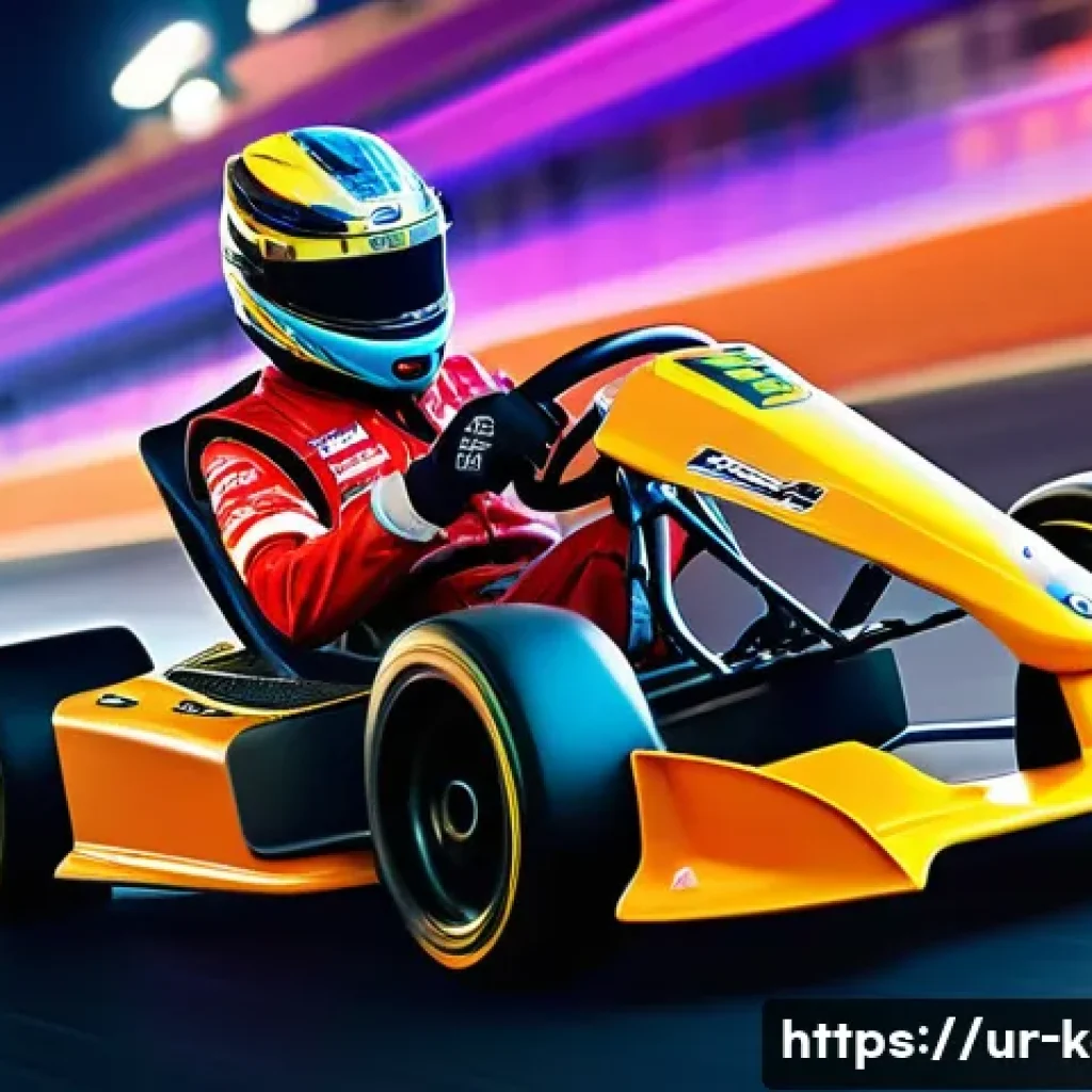 카트라이더 공식 가이드북 내용 - **Prompt:** "A vibrant, action-packed kart racing scene featuring a youthful male racer in his late ...